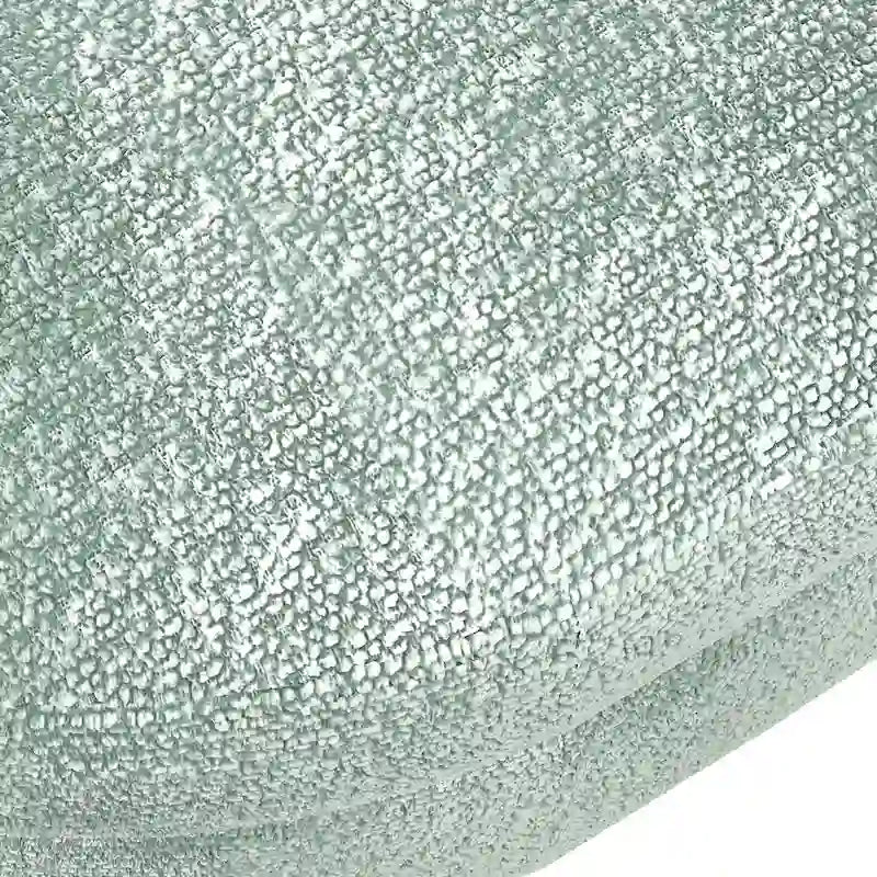 Oval Storage Bench Fabric Upholstered Entryway Bench with Rubber Wood Legs for Bedroom, Entryway, Living Room(43.5x16x16)