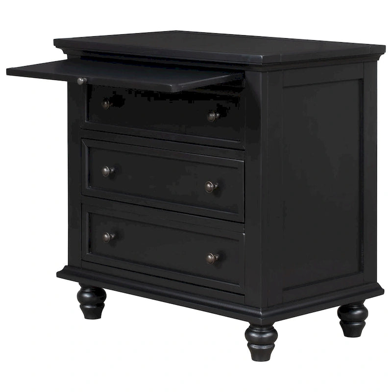 Modern Storage Wooden Cabinet with Three Drawers for Bedroom and Living Room