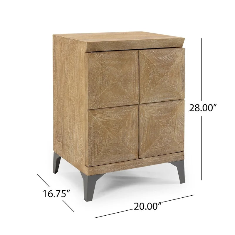 Handcrafted Mango Wood Cabinet by