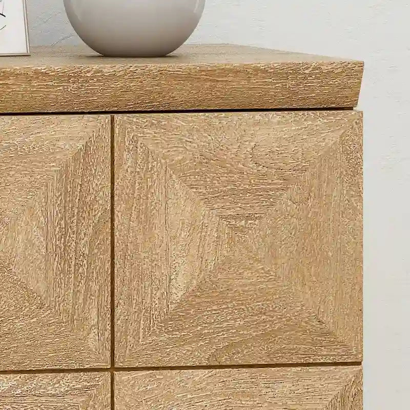 Handcrafted Mango Wood Cabinet by