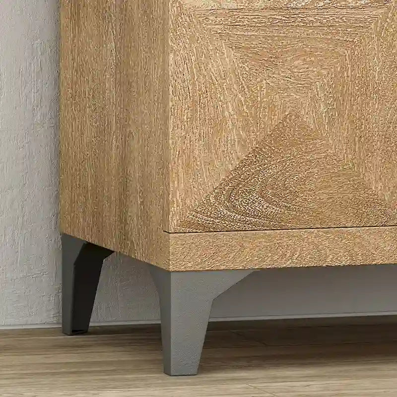 Handcrafted Mango Wood Cabinet by