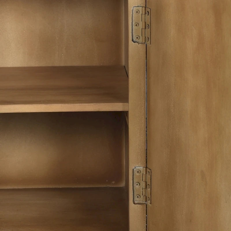 Handcrafted Mango Wood Cabinet by