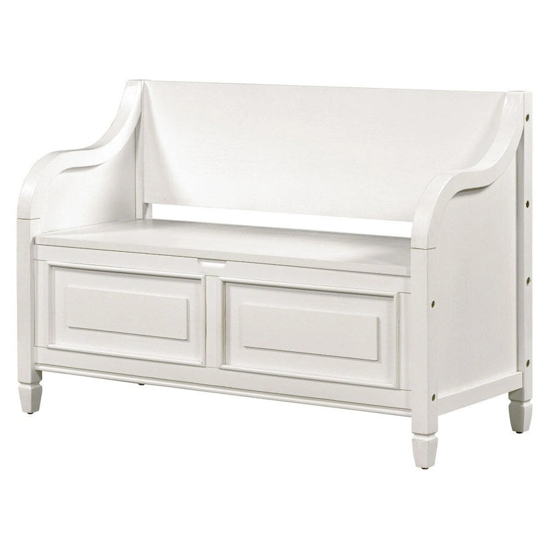 42 Rustic Style Solid wood Entryway Multifunctional Storage Bench