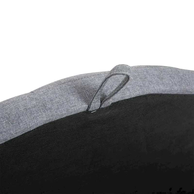 Half Circle Modern Luxurious Storage Polyester Fabric Ottoman Bed Bench with Legs Lift Lid Thick Sponge Pad Ideal Bench