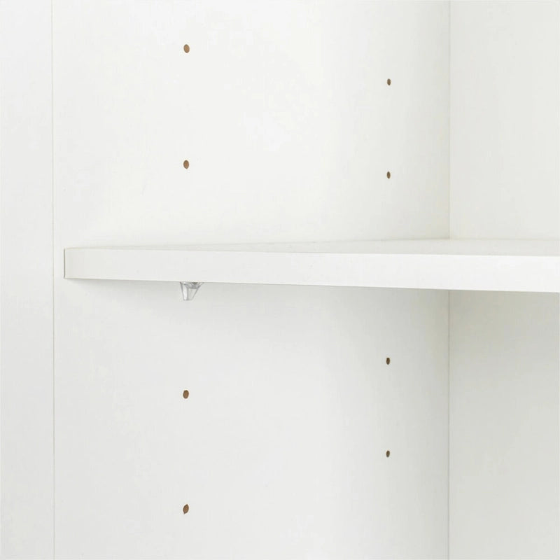 Stackable Storage Cabinet, White
