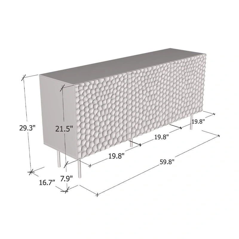 Hole 3D Sideboard - N/A