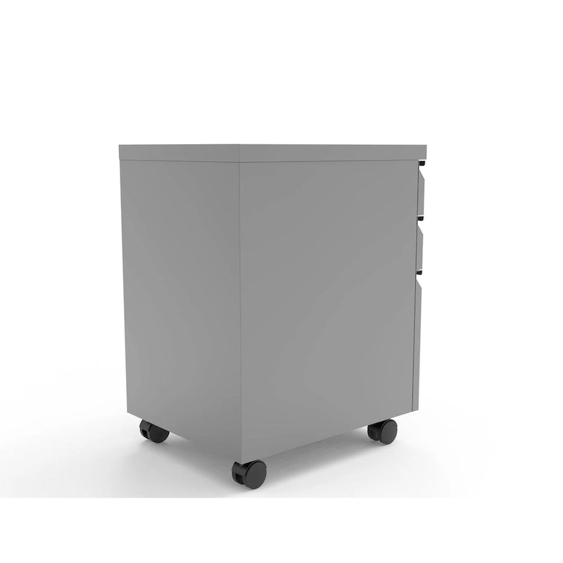 Modern Matte 3-Drawer Mobile File Cabinet by