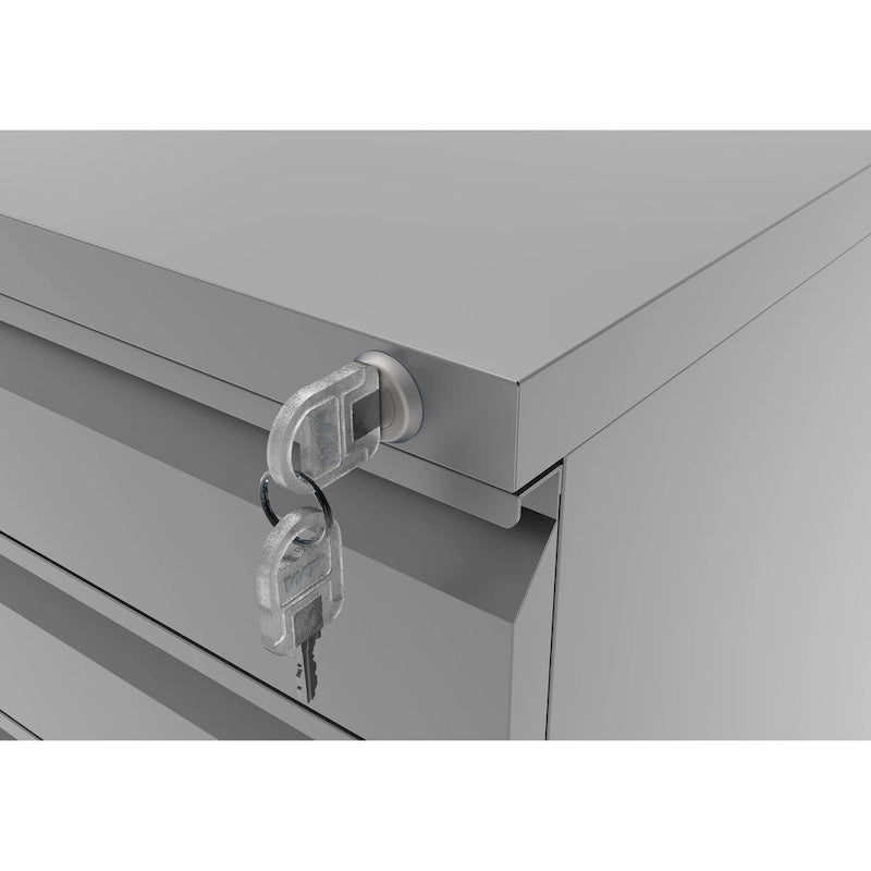 Modern Matte 3-Drawer Mobile File Cabinet by