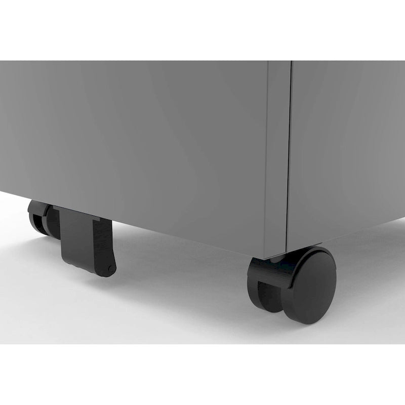 Modern Matte 3-Drawer Mobile File Cabinet by