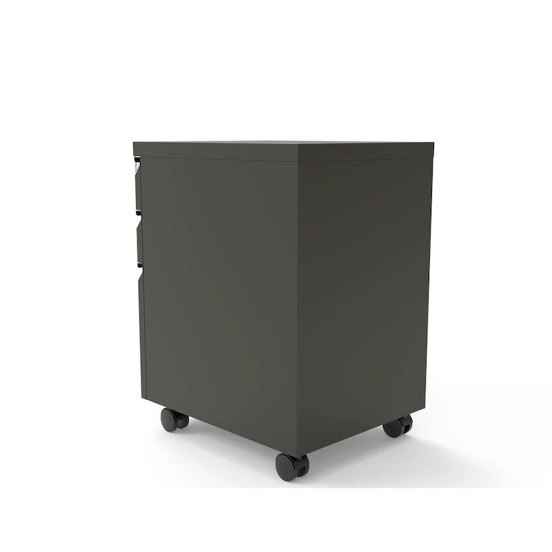 Modern Matte 3-Drawer Mobile File Cabinet by