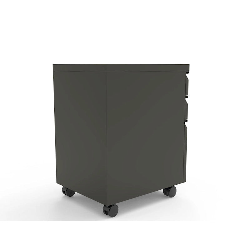 Modern Matte 3-Drawer Mobile File Cabinet by