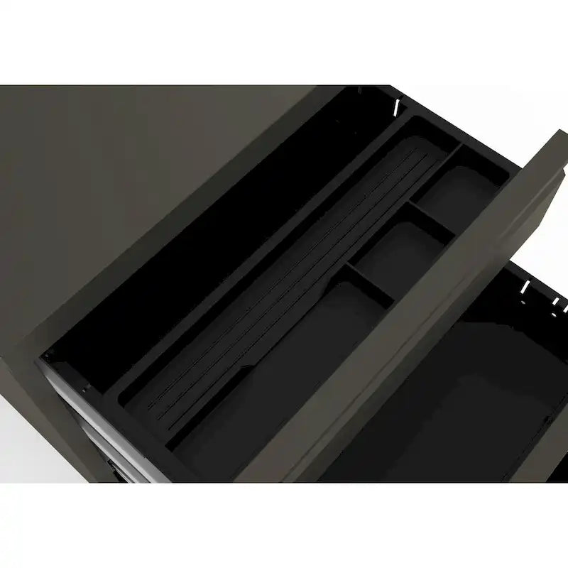 Modern Matte 3-Drawer Mobile File Cabinet by