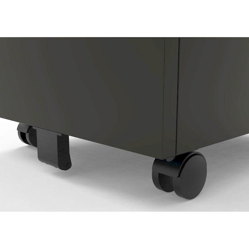 Modern Matte 3-Drawer Mobile File Cabinet by