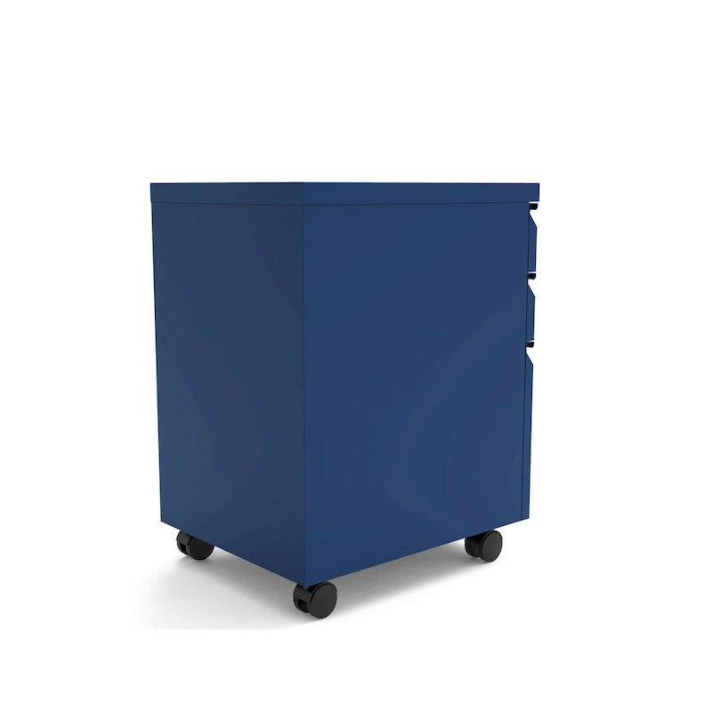 Modern Matte 3-Drawer Mobile File Cabinet by