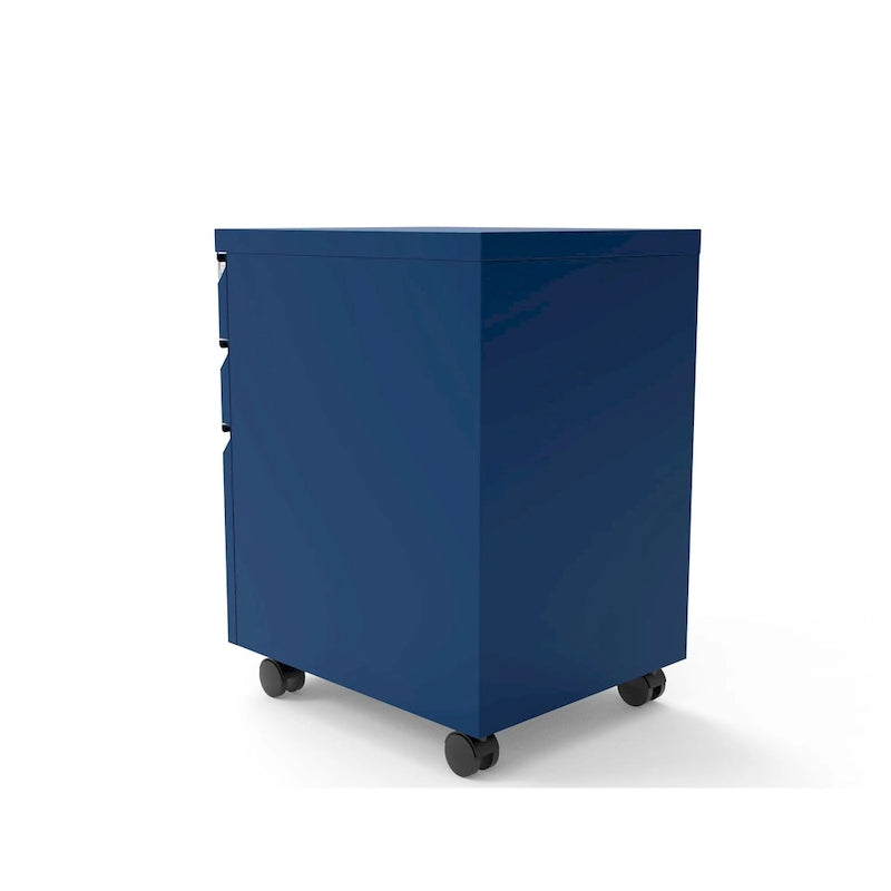 Modern Matte 3-Drawer Mobile File Cabinet by
