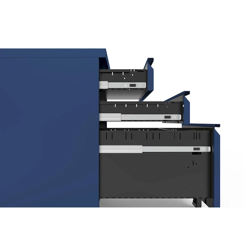 Modern Matte 3-Drawer Mobile File Cabinet by