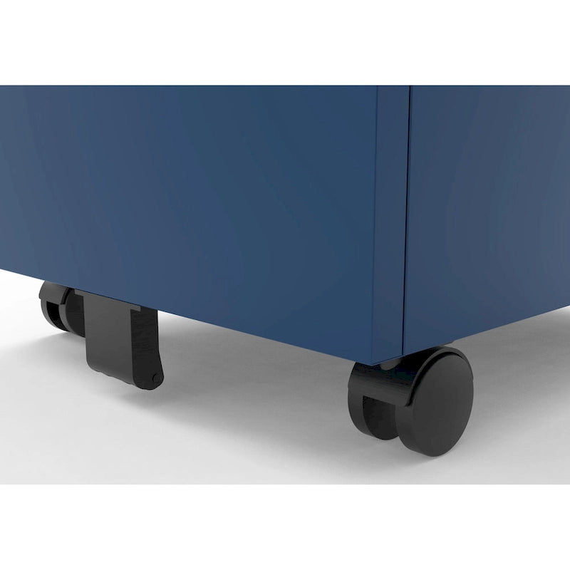 Modern Matte 3-Drawer Mobile File Cabinet by