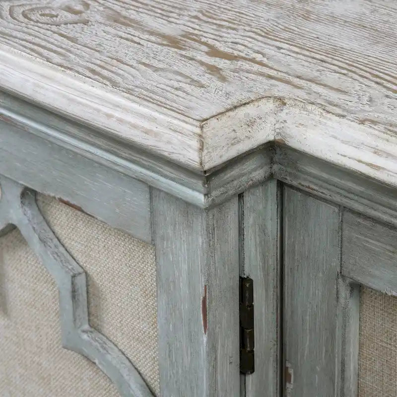 Sea Grey 4-door Cabinet