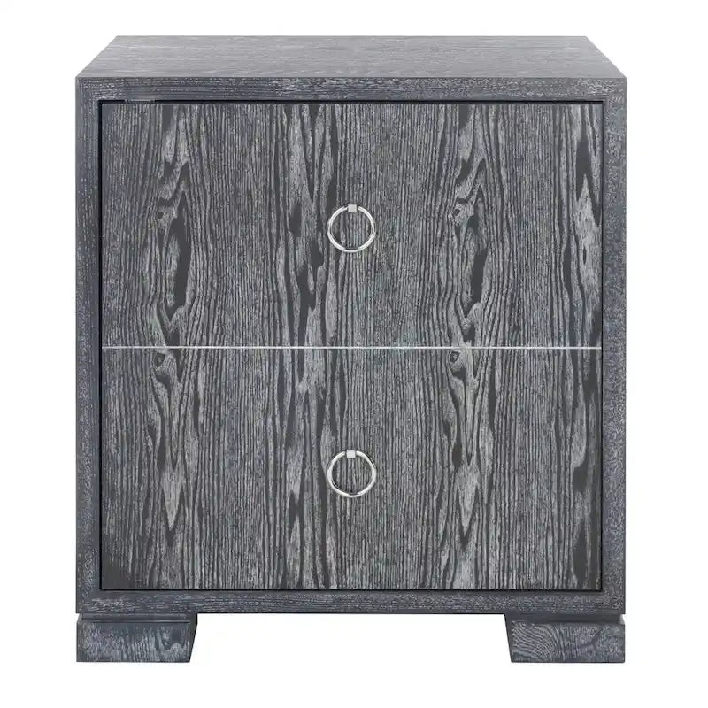 White/ Gold Lacquer Chest - 24Wx18Dx26H