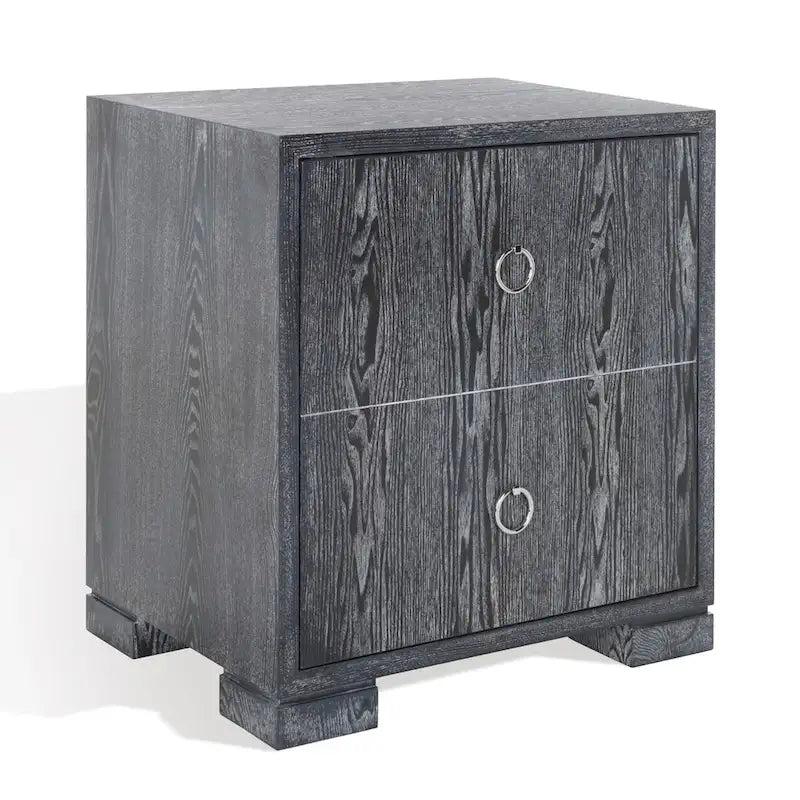 White/ Gold Lacquer Chest - 24Wx18Dx26H