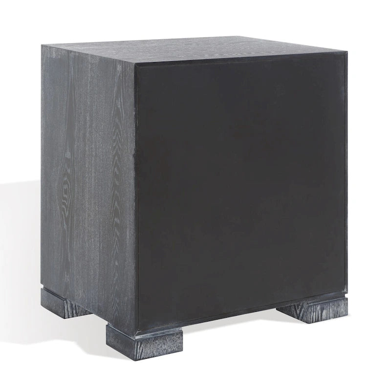 White/ Gold Lacquer Chest - 24Wx18Dx26H