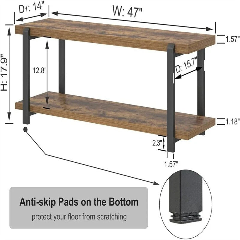 Entryway Bench - 14D x 47W x 17.9H