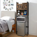 Dorm Hutch - Over the Fridge Organizer by - 23.60L x 9.85D x 74H