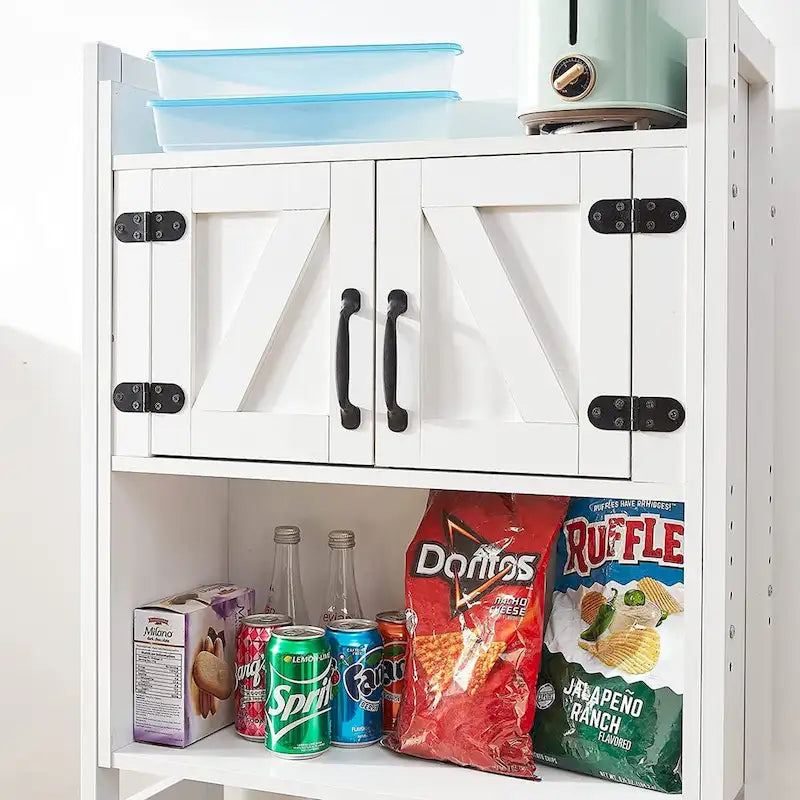 Dorm Hutch - Over the Fridge Organizer by - 23.60L x 9.85D x 74H