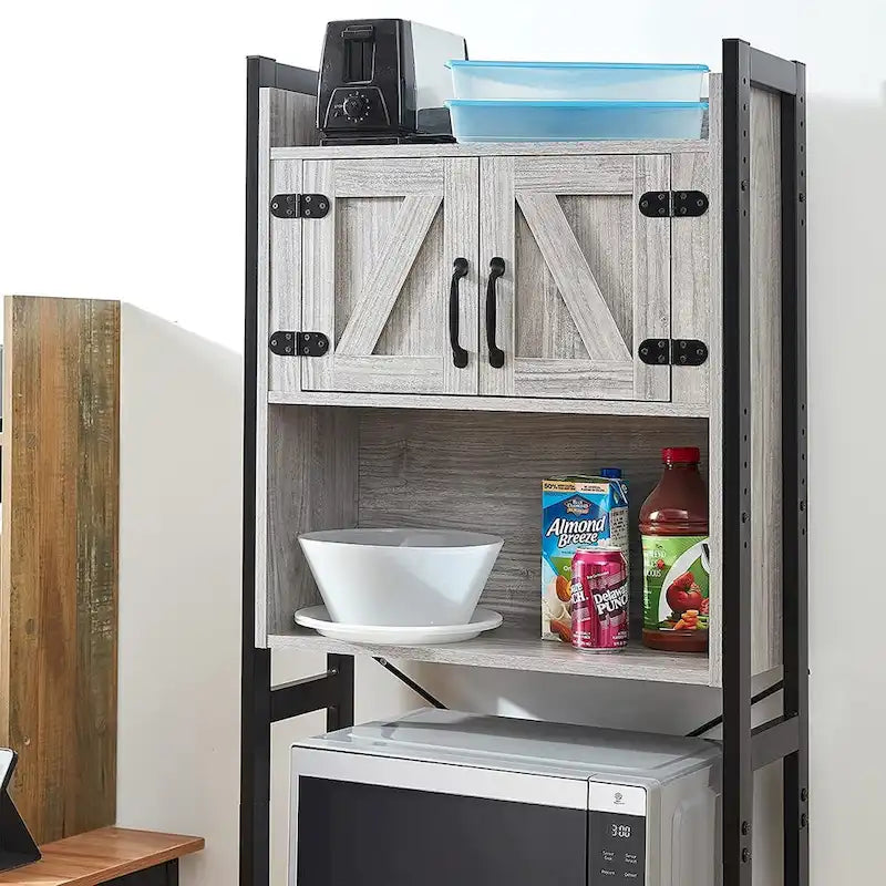 Dorm Hutch - Over the Fridge Organizer by - 23.60L x 9.85D x 74H