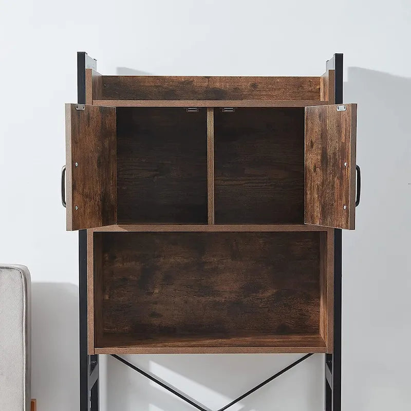 Dorm Hutch - Over the Fridge Organizer by - 23.60L x 9.85D x 74H