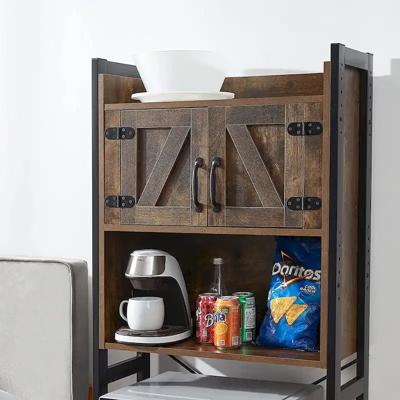 Dorm Hutch - Over the Fridge Organizer by - 23.60L x 9.85D x 74H