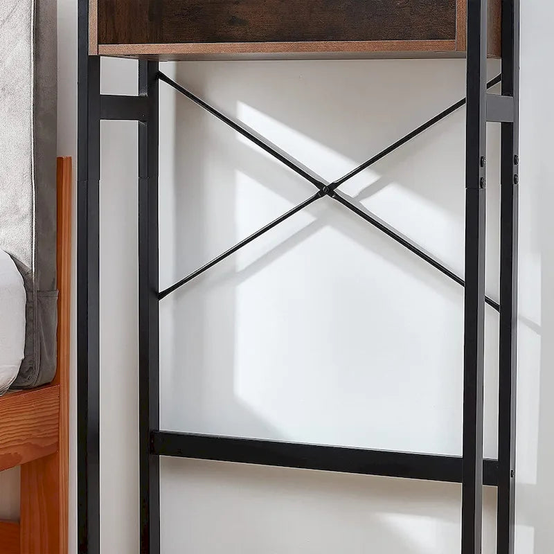 Dorm Hutch - Over the Fridge Organizer by - 23.60L x 9.85D x 74H