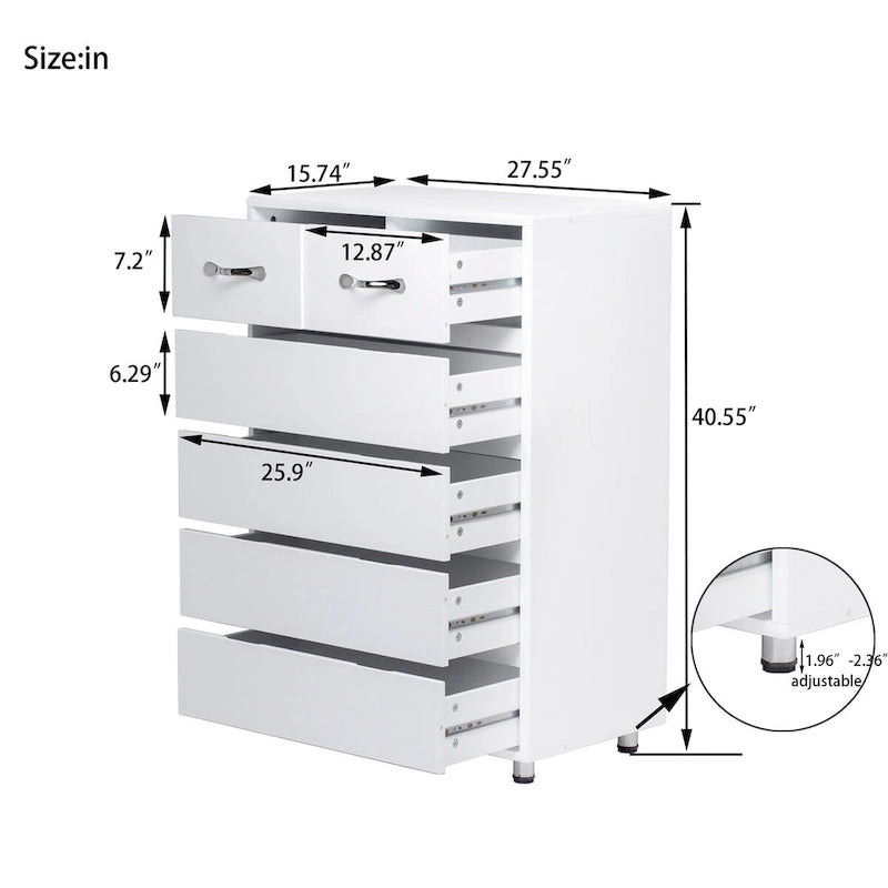 Modern sideboard, Metal handles & Legs and Kitchen Cabinet