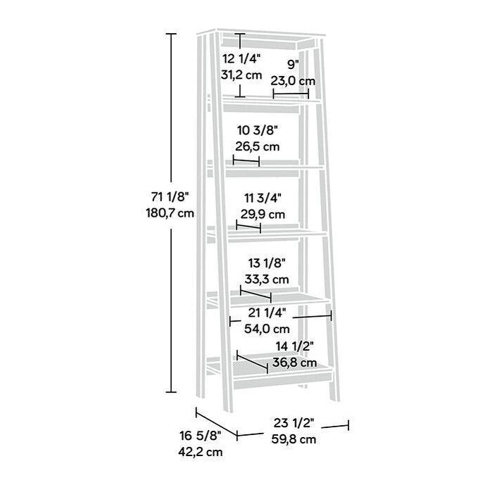 Trestle 5-Shelf Bookcase
