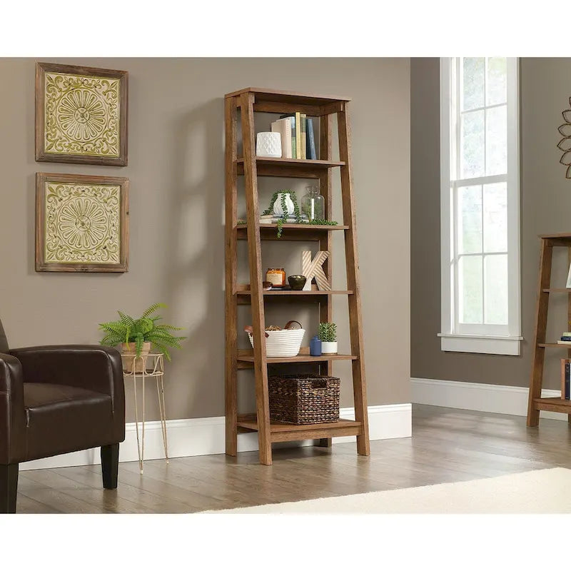 Trestle 5-Shelf Bookcase