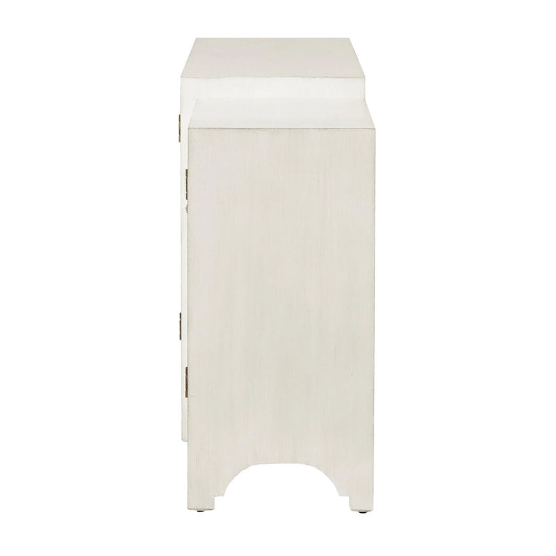 Cream Quatrefoil Dining Buffet Server