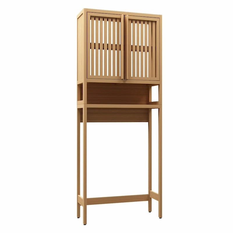 Bamboo Toilet Storage Cabinet