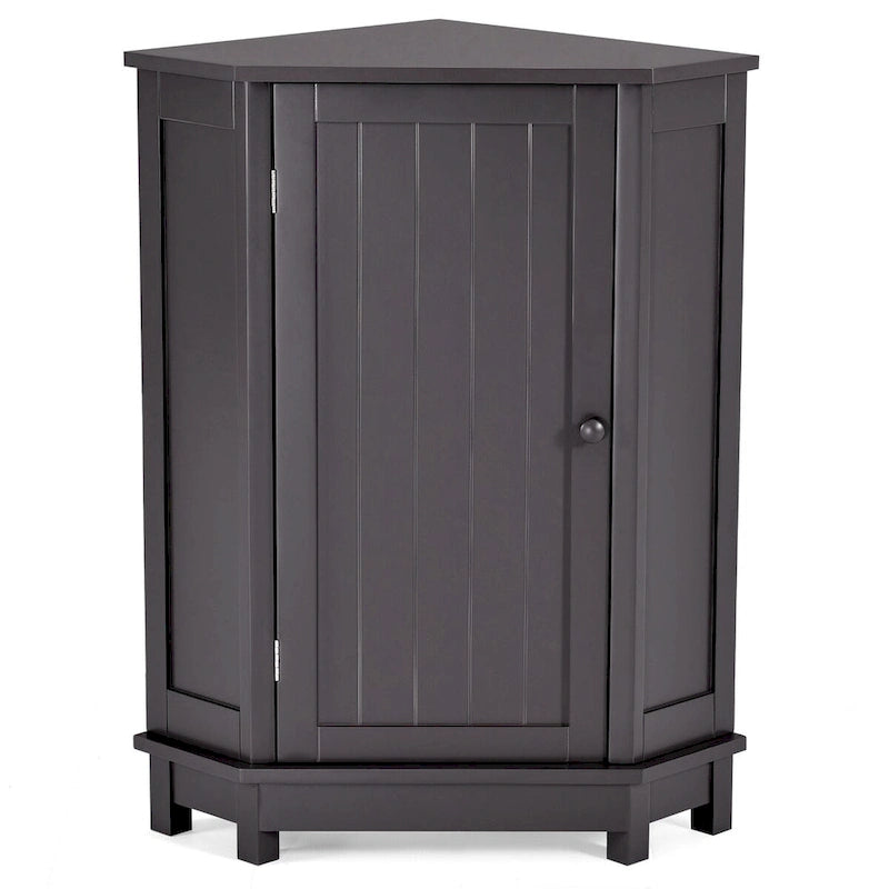 Bathroom Corner Cabinet with Adjustable Shelf