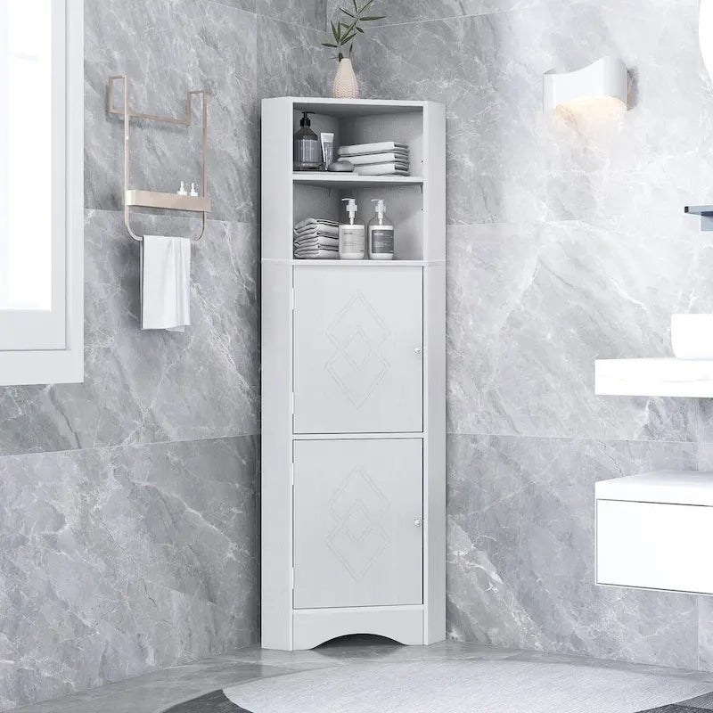 Freestanding Storage Cabinet with Doors
