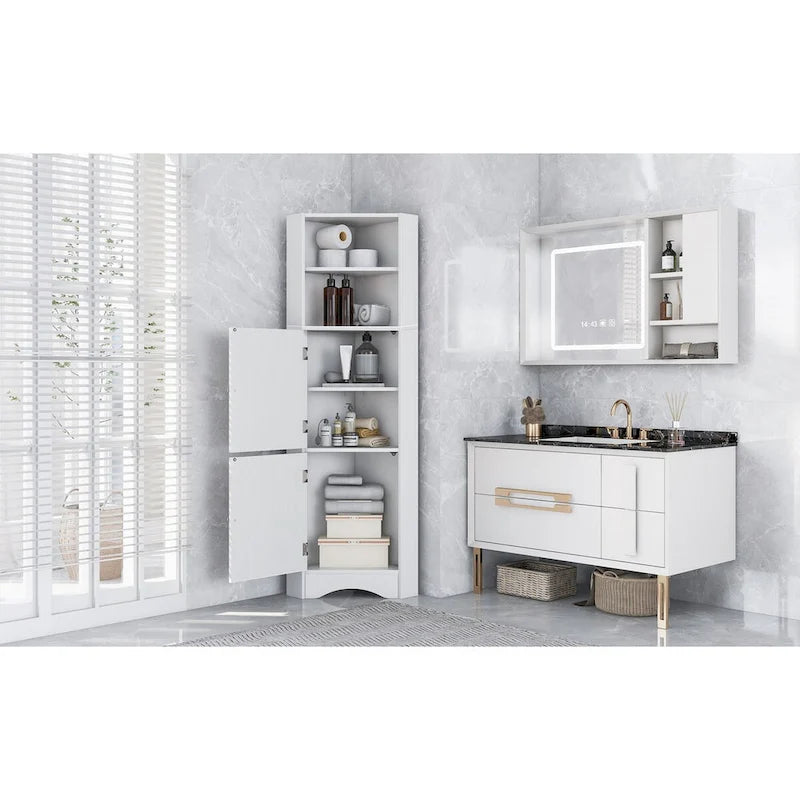 Freestanding Storage Cabinet with Doors